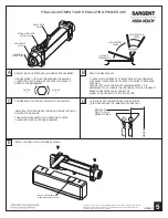 Предварительный просмотр 5 страницы Assa Abloy SARGENT 351 POWERGLIDE Series Instructions For Installing