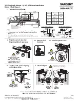 Preview for 4 page of Assa Abloy SARGENT 351 Series Manual