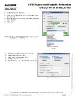 Preview for 3 page of Assa Abloy Sargent 52-4424 Instructions