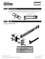 Предварительный просмотр 3 страницы Assa Abloy SARGENT 5300 Series Installation Instructions Manual