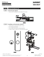 Предварительный просмотр 8 страницы Assa Abloy SARGENT 5300 Series Installation Instructions Manual