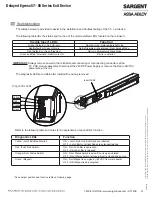 Preview for 21 page of Assa Abloy SARGENT 57 Series Installation Instructions Manual