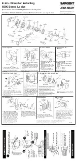 Preview for 1 page of Assa Abloy Sargent 6500 Instructions For Installing