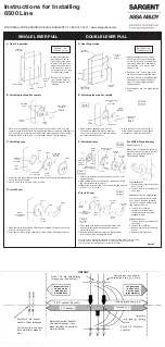 Preview for 2 page of Assa Abloy Sargent 6500 Instructions For Installing