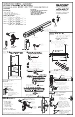 Preview for 2 page of Assa Abloy SARGENT 8800 Series Instructions For Installing