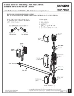 Assa Abloy Sargent 9700 Instructions For Installing preview