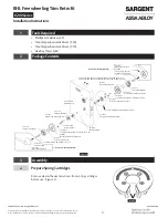 Предварительный просмотр 3 страницы Assa Abloy Sargent BHL 8200 Series Installation Instructions Manual