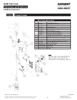 Preview for 4 page of Assa Abloy SARGENT BL7300 Series Installation Instructions Manual