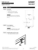 Preview for 6 page of Assa Abloy SARGENT BL7300 Series Installation Instructions Manual