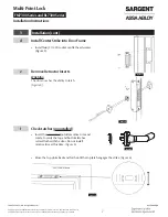 Preview for 7 page of Assa Abloy SARGENT BL7300 Series Installation Instructions Manual