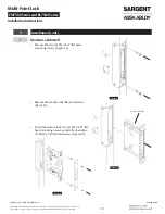 Preview for 12 page of Assa Abloy SARGENT BL7300 Series Installation Instructions Manual