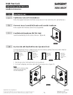 Preview for 13 page of Assa Abloy SARGENT BL7300 Series Installation Instructions Manual