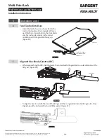 Preview for 19 page of Assa Abloy SARGENT BL7300 Series Installation Instructions Manual