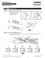 Preview for 20 page of Assa Abloy SARGENT BL7300 Series Installation Instructions Manual