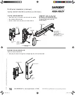 Предварительный просмотр 18 страницы Assa Abloy Sargent Electroguard-59 80 Series Installation And Wiring Instructions