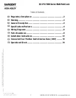 Preview for 2 page of Assa Abloy Sargent ELR Series Installation Instructions Manual