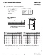 Preview for 5 page of Assa Abloy Sargent ELR Series Installation Instructions Manual