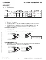 Preview for 6 page of Assa Abloy Sargent ELR Series Installation Instructions Manual