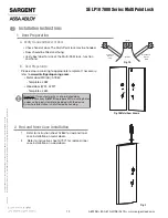 Preview for 12 page of Assa Abloy Sargent ELR Series Installation Instructions Manual