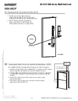 Preview for 18 page of Assa Abloy Sargent ELR Series Installation Instructions Manual