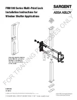 Preview for 1 page of Assa Abloy Sargent FM6100 Series Installation Instructions Manual