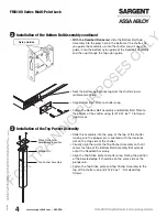 Preview for 4 page of Assa Abloy Sargent FM6100 Series Installation Instructions Manual