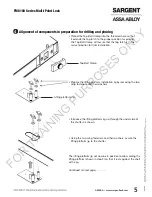 Preview for 5 page of Assa Abloy Sargent FM6100 Series Installation Instructions Manual