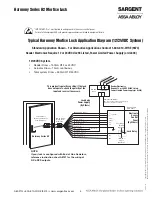 Предварительный просмотр 5 страницы Assa Abloy Sargent Harmony H2 Installation Instructions Manual