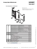 Предварительный просмотр 8 страницы Assa Abloy Sargent Harmony H2 Installation Instructions Manual