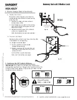 Предварительный просмотр 10 страницы Assa Abloy Sargent Harmony H2 Installation Instructions Manual