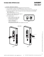 Предварительный просмотр 13 страницы Assa Abloy Sargent Harmony H2 Installation Instructions Manual