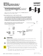 Assa Abloy Sargent IN100 Replacement Instructions preview