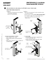 Предварительный просмотр 8 страницы Assa Abloy SARGENT KP8877 Instructions For Installation Manual