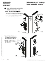 Предварительный просмотр 10 страницы Assa Abloy SARGENT KP8877 Instructions For Installation Manual