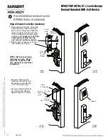 Предварительный просмотр 11 страницы Assa Abloy SARGENT KP8877 Instructions For Installation Manual