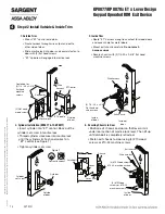 Предварительный просмотр 14 страницы Assa Abloy SARGENT KP8877 Instructions For Installation Manual