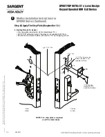 Предварительный просмотр 15 страницы Assa Abloy SARGENT KP8877 Instructions For Installation Manual