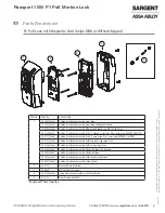 Preview for 9 page of Assa Abloy Sargent PASSPORT 1000 P1 Installation Instructions Manual