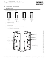 Preview for 11 page of Assa Abloy Sargent PASSPORT 1000 P1 Installation Instructions Manual