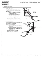 Preview for 12 page of Assa Abloy Sargent PASSPORT 1000 P1 Installation Instructions Manual