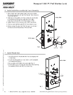 Preview for 16 page of Assa Abloy Sargent PASSPORT 1000 P1 Installation Instructions Manual