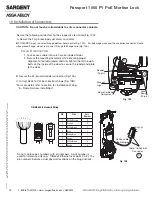 Preview for 18 page of Assa Abloy Sargent PASSPORT 1000 P1 Installation Instructions Manual