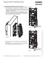 Preview for 19 page of Assa Abloy Sargent PASSPORT 1000 P1 Installation Instructions Manual