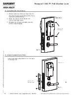 Preview for 20 page of Assa Abloy Sargent PASSPORT 1000 P1 Installation Instructions Manual