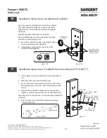 Preview for 11 page of Assa Abloy Sargent Passport 1000 PG Installation Instructions Manual