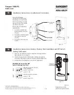 Preview for 14 page of Assa Abloy Sargent Passport 1000 PG Installation Instructions Manual