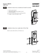 Preview for 15 page of Assa Abloy Sargent Passport 1000 PG Installation Instructions Manual