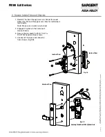 Предварительный просмотр 7 страницы Assa Abloy Sargent PR100 Installation Instructions Manual