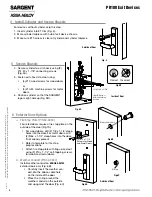 Предварительный просмотр 8 страницы Assa Abloy Sargent PR100 Installation Instructions Manual