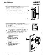 Предварительный просмотр 9 страницы Assa Abloy Sargent PR100 Installation Instructions Manual